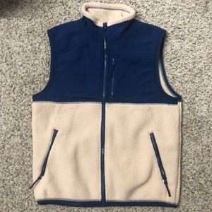 I Crew Sherpa Fleece Vest